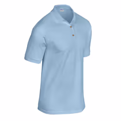 Gildan Mens DryBlend Polo Shirt - S, Light Blue