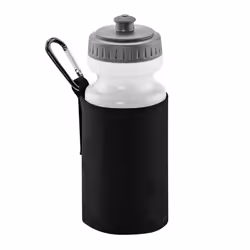 Quadra Water Bottle and Holder - One Size, Black