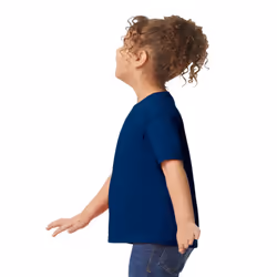 Gildan Childrens/Kids Plain Cotton Heavy T-Shirt - 2 Years, Navy