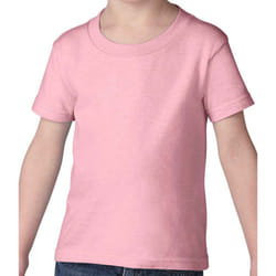 Gildan Childrens/Kids Plain Cotton Heavy T-Shirt - 2 Years, Light Pink