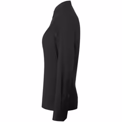 Premier Womens/Ladies Banded Grandad Collar Formal Shirt - XL, Black