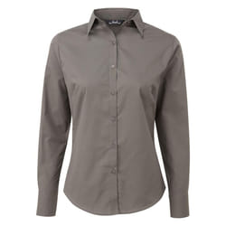 Premier Womens/Ladies Long-Sleeved Shirt - 20 UK, Dark Grey