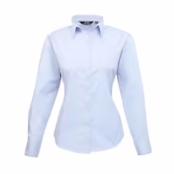 Premier Womens/Ladies Long-Sleeved Shirt - 6 UK, Light Blue