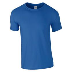 Gildan Mens Soft Style Ringspun T Shirt - 3XL, Royal