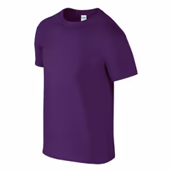 Gildan Mens Soft Style Ringspun T Shirt - XL, Purple