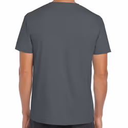 Gildan Mens Soft Style Ringspun T Shirt - XL, Charcoal