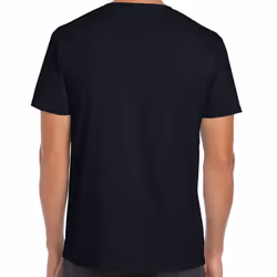 Gildan Mens Soft Style Ringspun T Shirt - XL, Black
