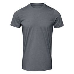 Gildan Mens Soft Style Ringspun T Shirt - M, Dark Heather