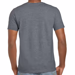 Gildan Mens Soft Style Ringspun T Shirt - M, Dark Heather