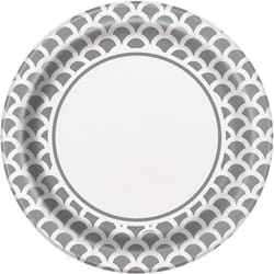 Unique Party Scallop Disposable Plates (Pack of 8)