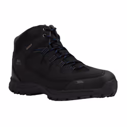 Trespass Mens Finley Waterproof Walking Boots - 8 UK, Black/Blue
