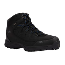 Trespass Mens Finley Waterproof Walking Boots - 8 UK, Black/Blue
