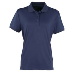 Premier Womens/Ladies Coolchecker Pique Polo Shirt - 18 UK, Navy