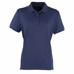 Premier Womens/Ladies Coolchecker Pique Polo Shirt - 8 UK, Navy