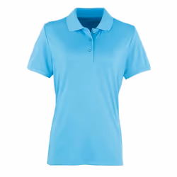 Premier Womens/Ladies Coolchecker Pique Polo Shirt - 18 UK, Turquoise