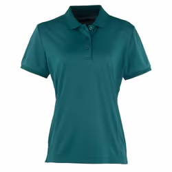 Premier Womens/Ladies Coolchecker Pique Polo Shirt - 18 UK, Bottle Green