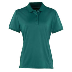 Premier Womens/Ladies Coolchecker Pique Polo Shirt - 18 UK, Bottle Green