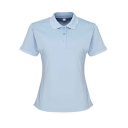 Premier Womens/Ladies Coolchecker Pique Polo Shirt - 14 UK, Light Blue