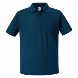 Russell Mens Authentic Pique Polo Shirt - XXL, Petrol Blue