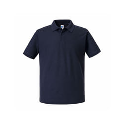 Russell Mens Authentic Pique Polo Shirt - XS, French Navy