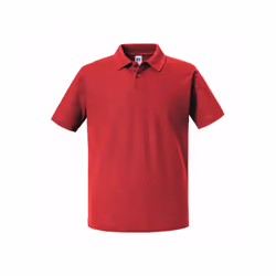 Russell Mens Authentic Pique Polo Shirt - M, Classic Red
