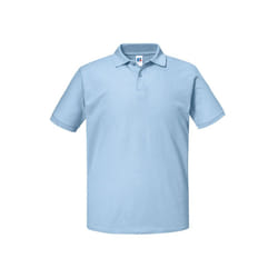 Russell Mens Authentic Pique Polo Shirt - XL, Sky Blue