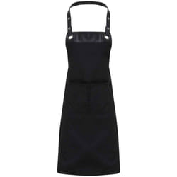 Premier Espresso Bib Apron - One Size, Black