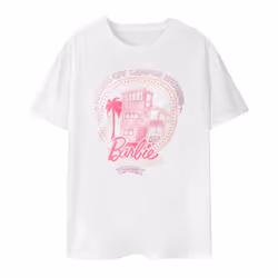 Barbie Womens/Ladies Malibu Off Campus Housing Short-Sleeved T-Shirt - XXL, White