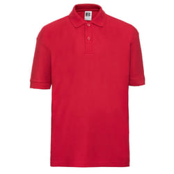 Russell Childrens/Kids Polo Shirt - 3-4 Years, Bright Red