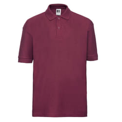 Russell Childrens/Kids Polo Shirt - 3-4 Years, Burgundy