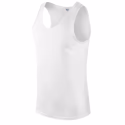 Gildan Unisex Adult Softstyle Tank Top - S, White