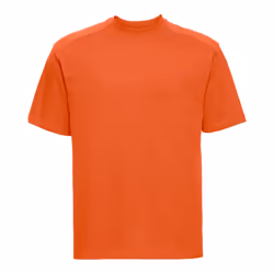 Russell Mens Heavyweight T-Shirt - XS, Orange