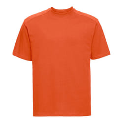 Russell Mens Heavyweight T-Shirt - XS, Orange