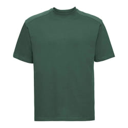 Russell Mens Heavyweight T-Shirt - XS, Bottle Green
