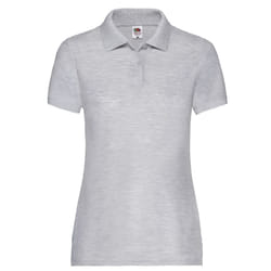 Fruit of the Loom Womens/Ladies Lady Fit 65/35 Polo Shirt - XL, Heather Grey