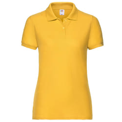 Fruit of the Loom Womens/Ladies Lady Fit 65/35 Polo Shirt - L, Sunflower