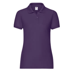 Fruit of the Loom Womens/Ladies Lady Fit 65/35 Polo Shirt - XS, Purple