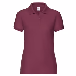 Fruit of the Loom Womens/Ladies Lady Fit 65/35 Polo Shirt - XS, Burgundy