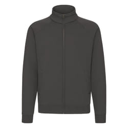 Fruit of the Loom Mens Premium Sweat Jacket - L, Light Graphite