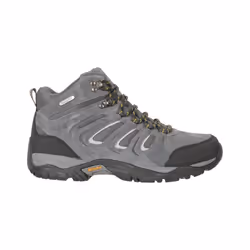 Mountain Warehouse Mens Aspect Extreme Wolverine Suede IsoGrip Walking Boots - 7 UK, Grey