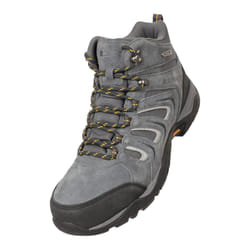 Mountain Warehouse Mens Aspect Extreme Wolverine Suede IsoGrip Walking Boots - 8 UK, Grey