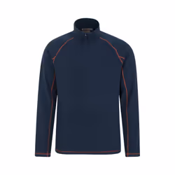 Mountain Warehouse Mens Ashbourne II Half Zip Fleece Top - M, Navy