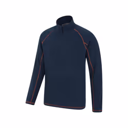 Mountain Warehouse Mens Ashbourne II Half Zip Fleece Top - M, Navy