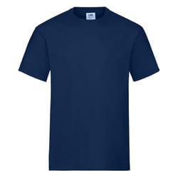 Fruit of the Loom Unisex Adult Heavy Cotton T-Shirt - S, Navy
