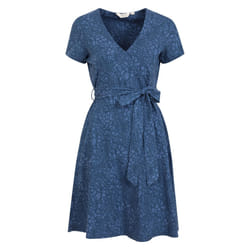 Mountain Warehouse Womens/Ladies Santorini Spotted Jersey Wrap Dress - 6 UK, Dark Blue
