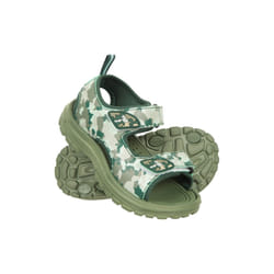 Mountain Warehouse Boys Camouflage Sandals - 7 UK Child, Green
