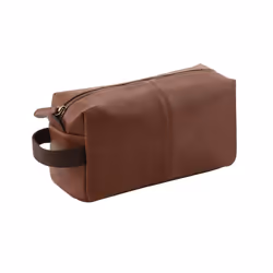 Quadra Nuhide Wash Bag - One Size, Tan