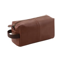 Quadra Nuhide Wash Bag - One Size, Tan