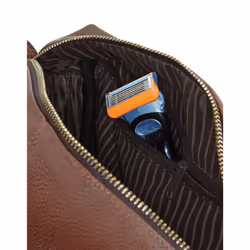 Quadra Nuhide Wash Bag - One Size, Tan