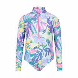 Mountain Warehouse Childrens/Kids Mira Rash Guard Swimsuit - 13 Years, Multicoloured